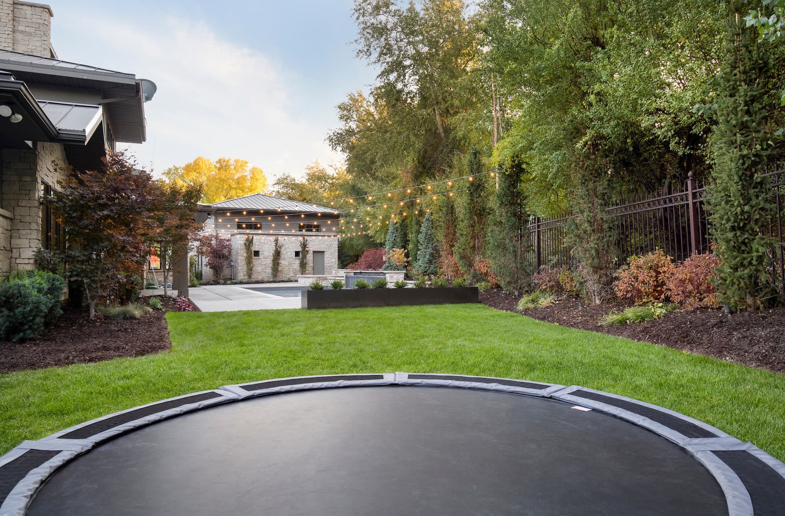 Berkshires modern back yard